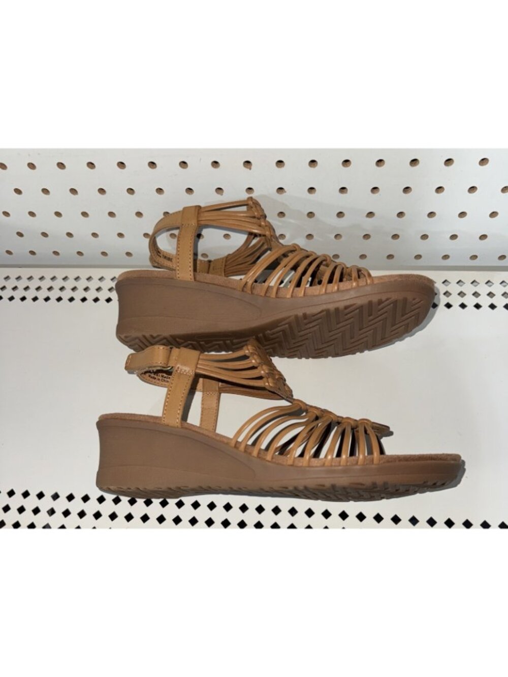 Naturalizer Tribe Womens Slingback Wedge Strappy Sandals Slides Size 10 M Brown - Picture 5 of 9